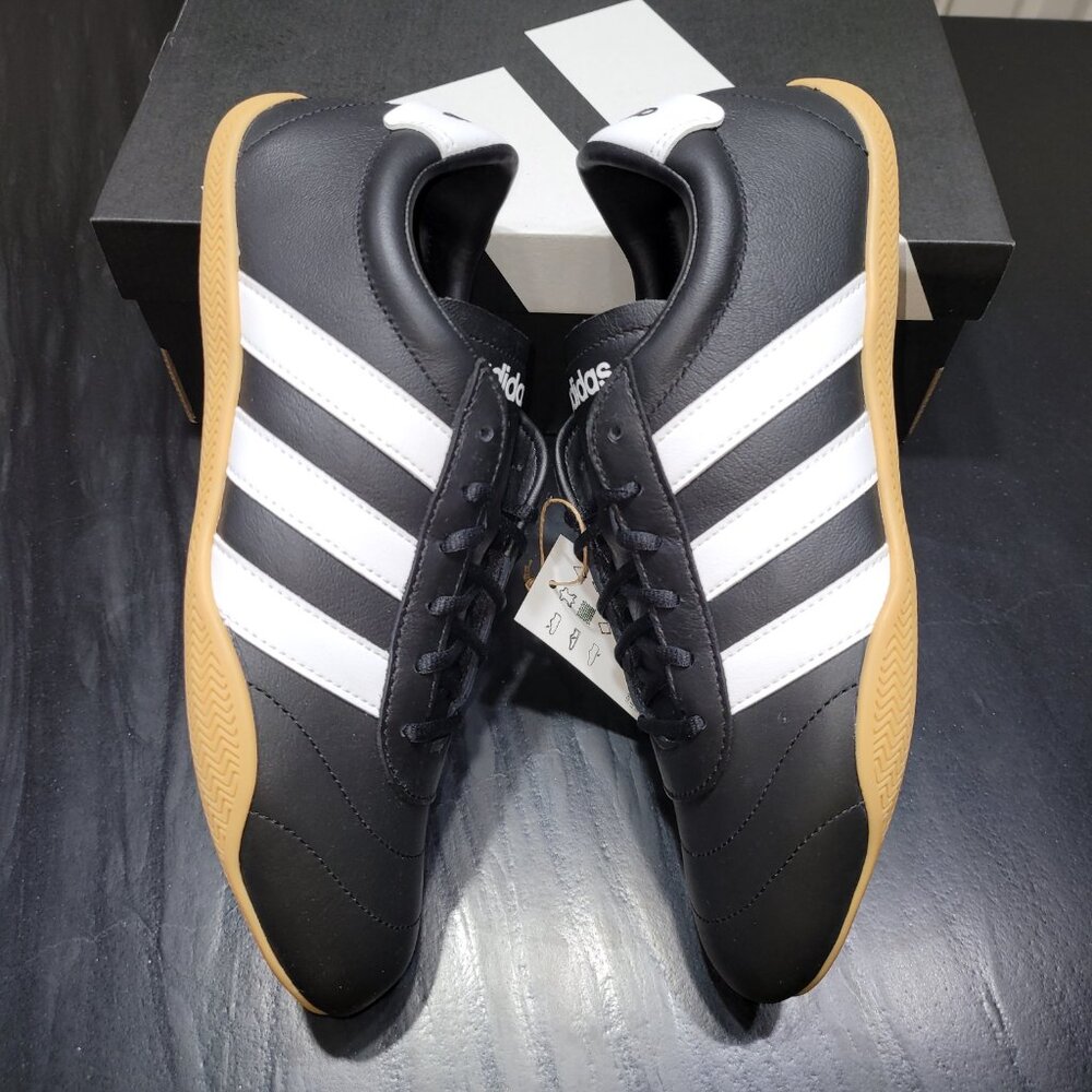 Adidas Grand Court Lo Black Cloud White Gum Shoes Womens Size 8.5 JQ9684 (#2492)